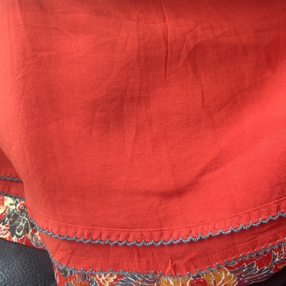 ANTHROPOLOGIE MAEVE ROSIA SKIRT BROCADE FLORAL METALLIC NEW SZ XL - Picture 10 of 15